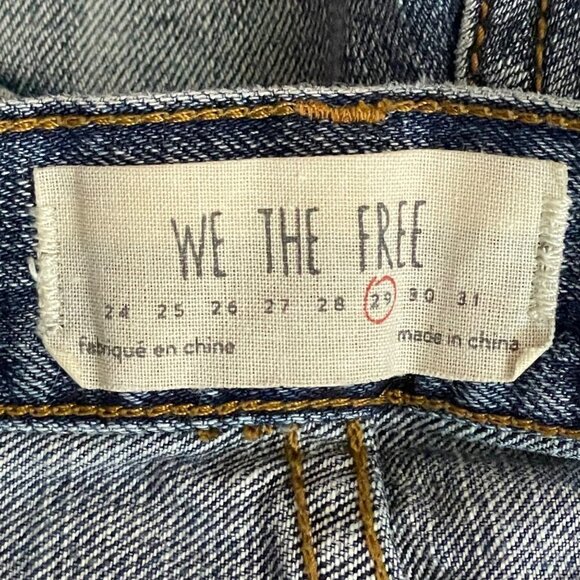 Free People We The Free High Rise Button Front Cutoff Shorts Size 29 - Picture 6 of 9